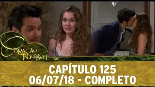 Coração Indomável | capítulo 125 - 06/07/18, completo