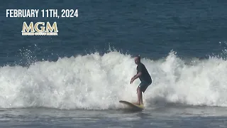 February 11th, 2024 | Raw Clips | Playa Guiones | Costa Rica | 4K | pt1