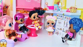 From LESSONS TO POTTY) SWAPPED places with the kids lol surprise! Funny dolls LOL cartoons Darinelka