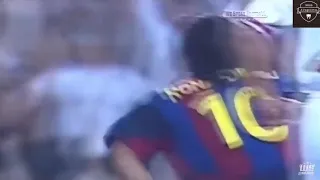 #Ronaldinho • PRIMER GOL de RONALDINHO en el FC BARCELONA • (Golazo) 😱