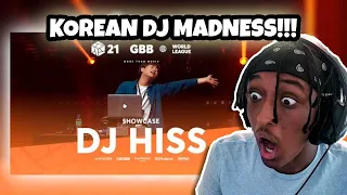 DJ Hiss 🇰🇷 | GRAND BEATBOX BATTLE 2021: WORLD LEAGUE | Showcase | YOLOW Beatbox Reaction