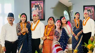 Shadi k baad first dashain ❤️ || Mujhe aaye ghar ki yaad 😭|| Varsha Thapa