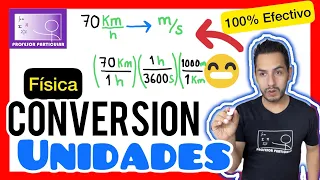 ✅CONVERSIÓN de UNIDADES Físicas| 𝙈𝙚𝙟𝙤𝙧 𝙈é𝙩𝙤𝙙𝙤 😎​🫵​💯​| FÍSICA