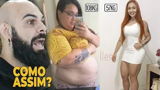 REAGINDO A TRANSFORMAÇÃO CORPORAL FEMININA MAIS INCRÍVEL DO CANAL