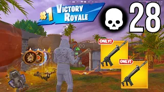 I WON Using *The Machinist's* Combat AR ONLY! " Zero Build " Gameplay🏆(Fortnite Chapter 5 Season3)