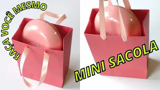 #minisacola | Mini sacola de papel