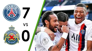 Neymar Prank & 7 Spectacular goals in PSG vs Waasland matches