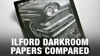 Ilford Darkroom Photo Papers Compared