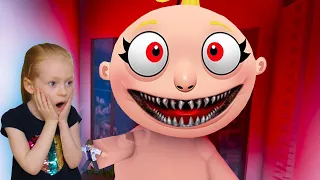 ПРИКЛЮЧЕНИЯ В РОБЛОКС СОФИЯ И БЕБИК В ИГРЕ / Escape the Evil Baby Obby