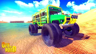 Monster School Bus Off The Road - OTR Mud Racin‪g - Ios Iphone GamePlay