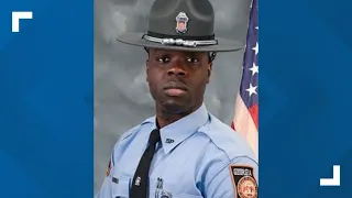 Procession for Georgia State Patrol trooper killed in crash in line of duty