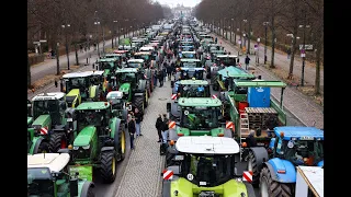 ЗНОВУ БЛОКУЮТЬ! Європейські фермери протестують у Брюсселі European farmers protest in Brussels