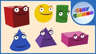 3D Shapes For Kids | Tiny Tunes