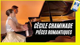 Ep. 59. Cécile Chaminade Six Pièces Romantiques Op. 55 for piano four hands. Anna & Dmitri Shelest