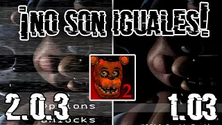 Antiguo vs Remasterizado | FNAF 2 Mobile