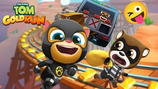 Talking Tom Gold Run - Boss Fight in the Sky (New Game Update) Gameplay walkthrough Super Ginger