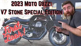 First Look - 2023 Moto Guzzi V7 Stone Special Edition