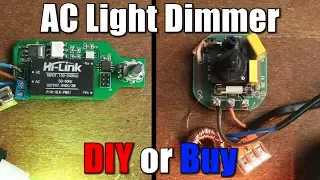 AC Light Dimmer || DIY or Buy || Phase Angle Control Tutorial