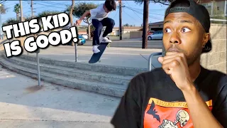 This Kid Is So Good! 2 year Skateboarding Progression! (Reaction)