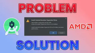 Android emulator hypervisor driver for AMD processors installation failed