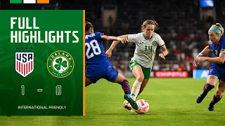 HIGHLIGHTS | USA WNT 1-0 Ireland WNT | International Friendly