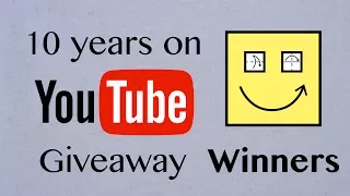 Origami Giveaway Winners (Celebrating 10 years on YouTube)