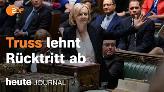 heute journal vom 19.10.2022 Cherson, Kriegsrecht, Liz Truss  (українською)