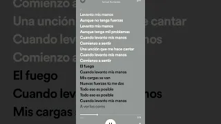 Levanto Mis Manos - Samuel Hernández