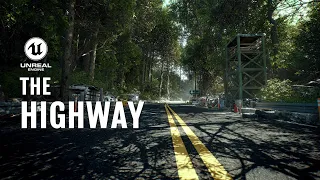 Unreal Engine 5.3 render II "THE HIGHWAY" II #render #unrealengine5  #megascans