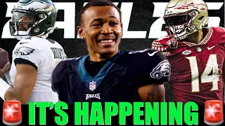 Eagles BRING in 6’7 WR 👀 DeVonta Smith HUGE Deal Being WORKED On  + Jalen Hurt Vs Jordan Love!