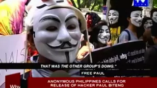 Anonymous Philippines calls for release of hacker Paul Biteng