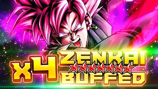 4x ZENKAI BUFFED GRN GOKU BLACK STILL DOES GOOD DAMAGE TO THIS DAY! | Dragon Ball Legends