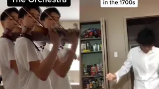 1700's club orchestra beat drops winter vivaldi