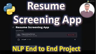Build a Powerful Resume Screening App with Python | Resume Analyser Application using NLP Python