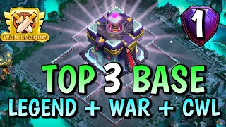 TOP 3 TH15 WAR Base Link 2024 | BEST Town Hall 15 CWL+WAR+LEGEND Base Link | clash of clans 🤯