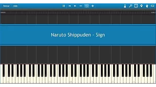 Naruto Shippuden Opening 6 (Sign) Piano (Synthesia)