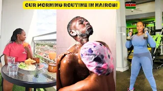 Our morning routine as a couple! in Nairobi Kenya