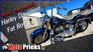 Мой первый Harley Davidson. FLSTF Fat Boy Evolution 1998.