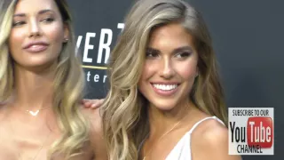 Tiffany Keller and Kara Del Toro at the Undrafted Premiere in Hollywood