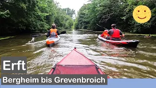 Erft: Fluss der Kontraste (23 Kilometer mit Grabner Escape, Itiwit X500, Extasea Race 385)