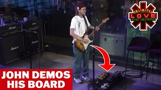 Frusciante Goes Over His Promotional Pedalboard On Howard Stern