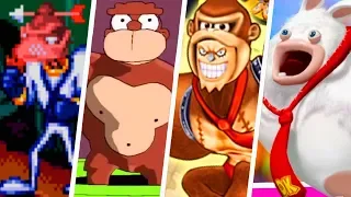 Evolution of Donkey Kong References in Other Games (1994 - 2019)