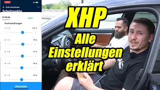 BMW XHP - Alle Einstellungen erklärt (Schaltpunkte, Drehmomentlimit, Schaltgeschwindigkeit usw.)