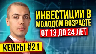 Инвестиции в молодом возрасте от 13 до 24 - Разбор инвест кейсов #21