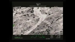 Close air support night in wide open terrain