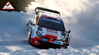 On The limit | Jumps | Full attack | WRC Rally Sweden 2023 [Passats de canto]