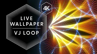 4K Neon Line Pattern |  Live Wallpaper & VJ Loop | Nexus III