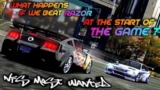 What happens if we beat razor at the start of the game | NFS: Most Wanted 2005 | AJEEB GAMER