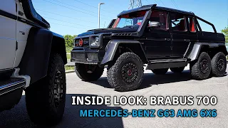 See The TWO $1M BRABUS 700 Mercedes-Benz G63 AMG 6x6 In All Its Glory 😎