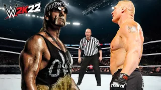 Brock Lesnar vs. Hulk Hogan (WWE 2K24)